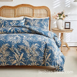 Housse de couette 240x260 cm en polyester sergé sur lit Queen Size