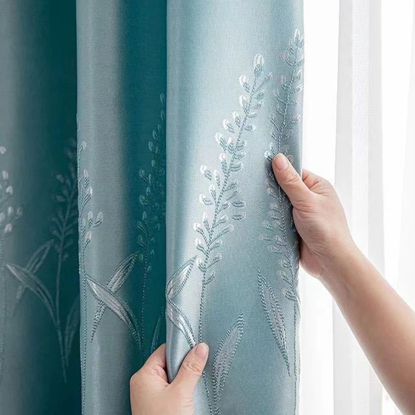 Sky Blue Curtains