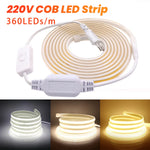Ruban LED COB super lumineux blanc