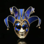 Masque vénitien bouffon noir décoration murale