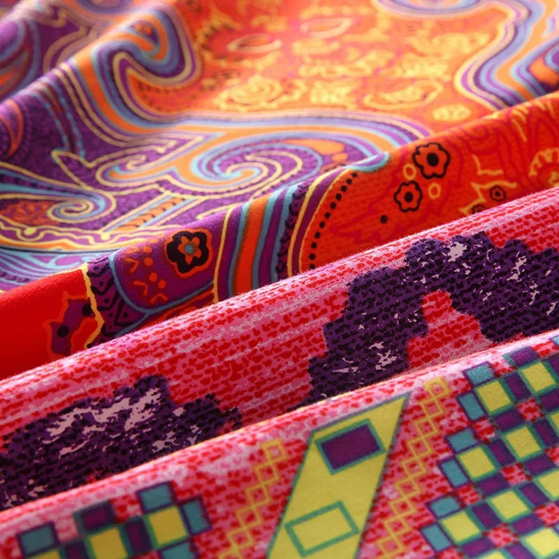 Détail du tissu microfibre de la parure