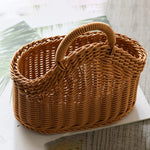 Panier de rangement violet suspendu pour fruits et légumes