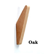 Patère en bois de taille M vue de profil