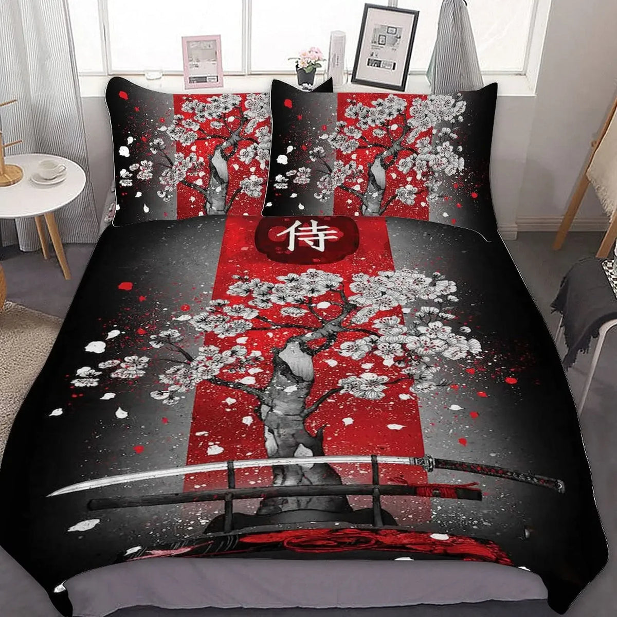 Housse de couette king size samouraï