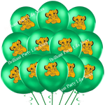 Ballon latex 12 pouces thème Simba