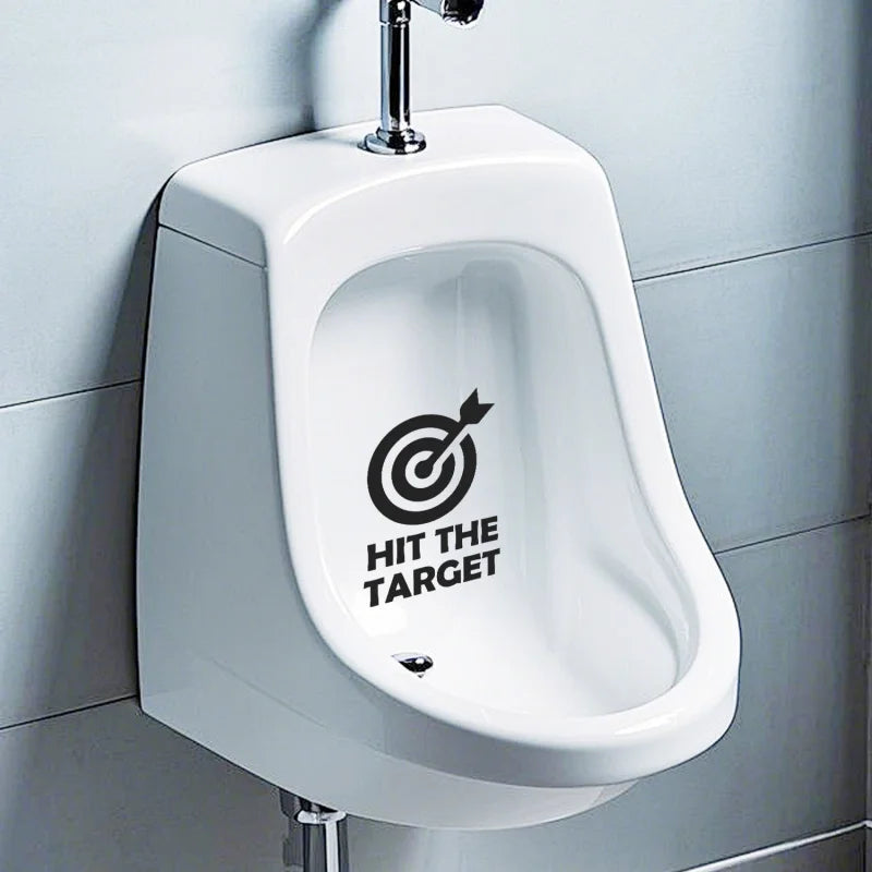 Sticker imperméable porte toilettes