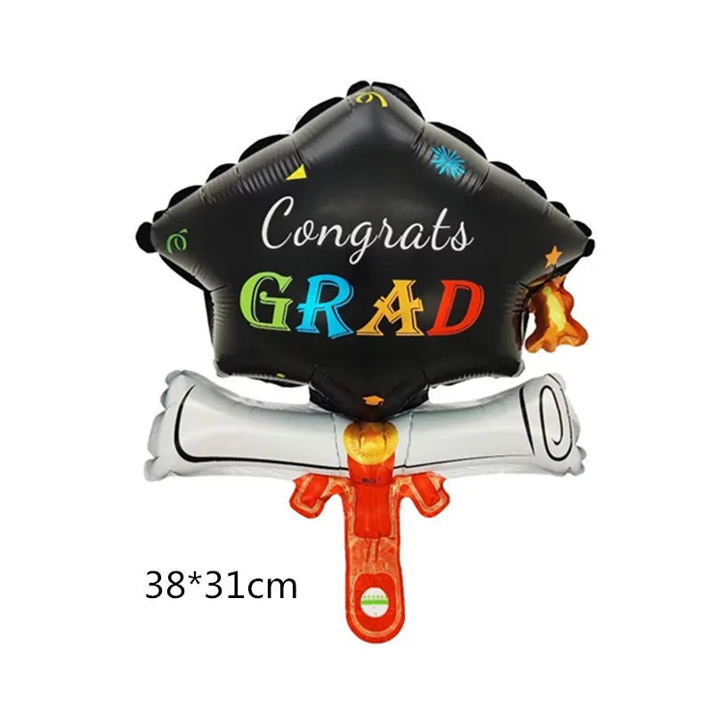 Ballons aluminium personnalisables pour remise de diplômes