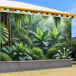 Couvre-lit jungle tropicale Ombre Interieur