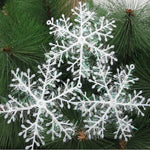 Pack de 30 flocons de neige pour décoration festive