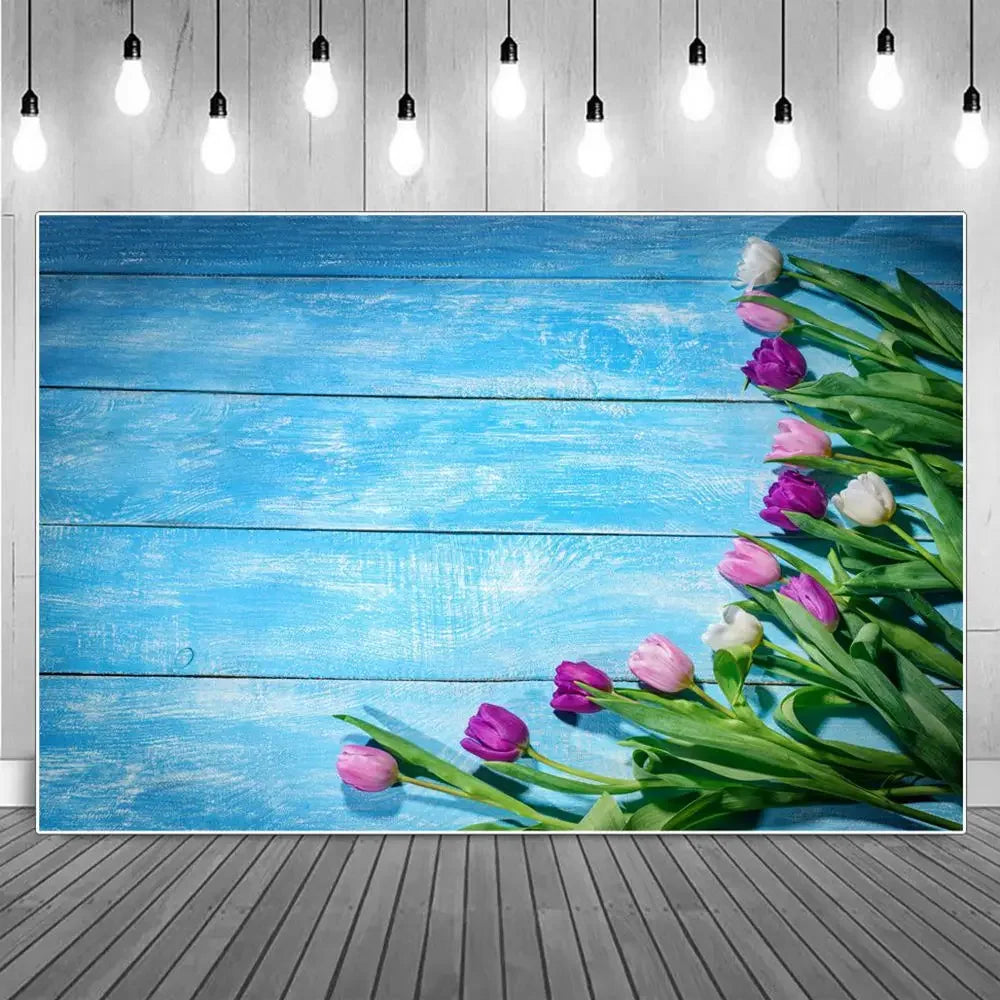 Toile de fond bois fleurs détaillée en gros plan