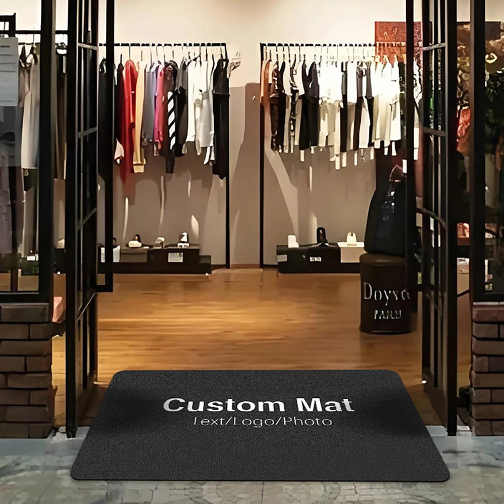 Tapis de bienvenue personnalisé en caoutchouc