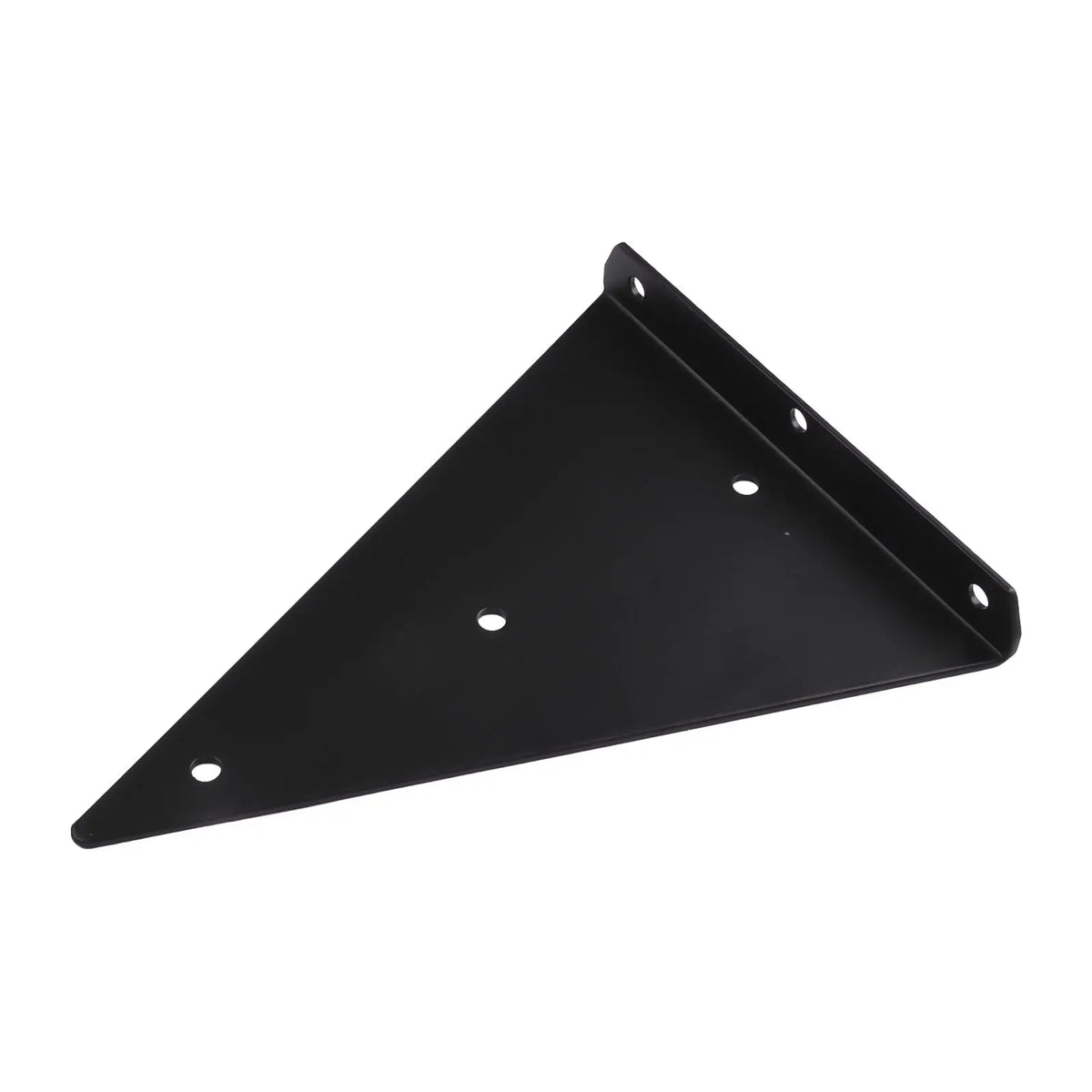 Détail de la construction robuste du support triangulaire en acier