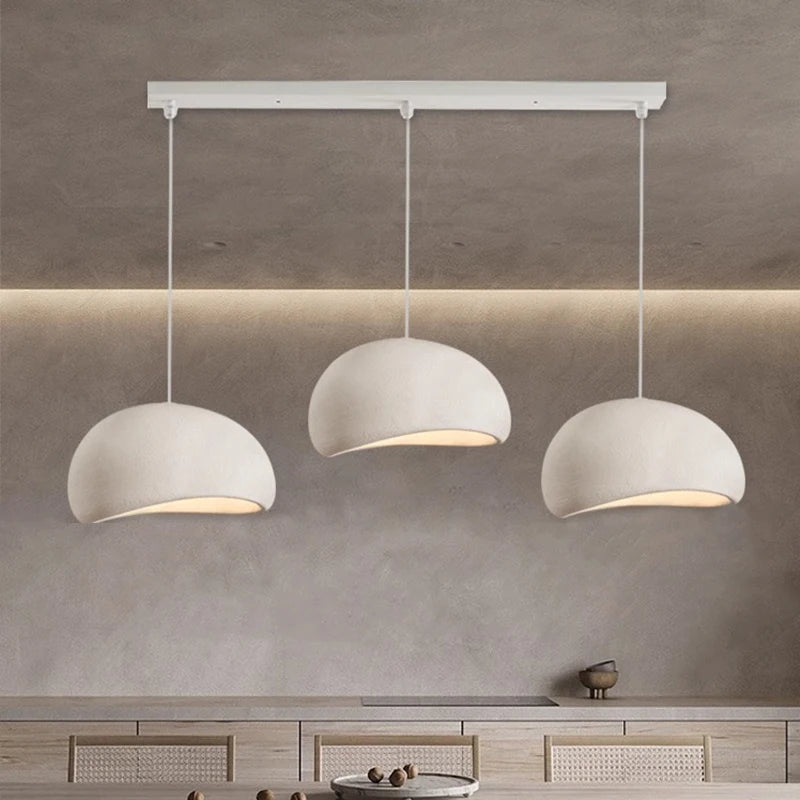 Suspension Wabi Sabi 3 têtes design moderne salle à manger