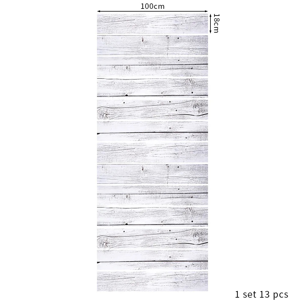 Paquet d'autocollants escalier bois blanc Ombre Interieur