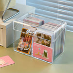 Collection de cartes dans boîte acrylique