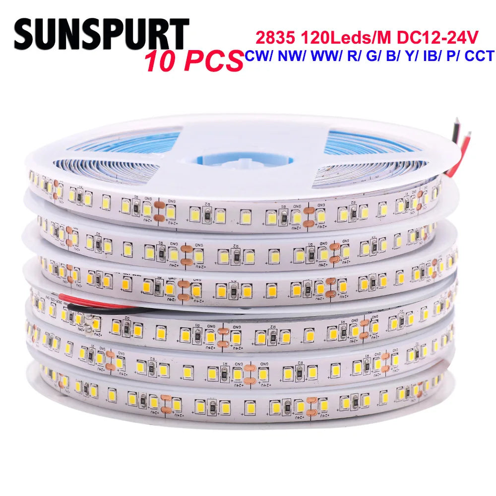 Ruban LED extérieur terrasse blanc chaud 5m IP65