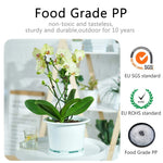 Jardinière plastique PP qualité alimentaire pour plantes vertes