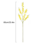 Accessoire Noël fleur cerisier jaune artificielle