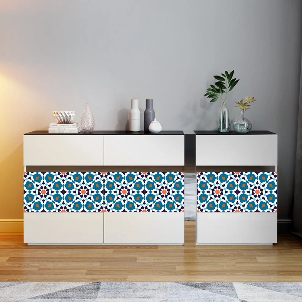 Décoration murale marocaine autocollante facile à poser