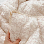 Housse de couette bébé en mousseline légère pour l'été