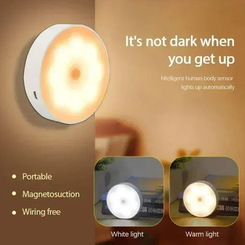 Lampe de nuit LED avec éclairage blanc froid