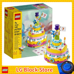 Ensemble gâteau anniversaire enfants mini figurine autocollants