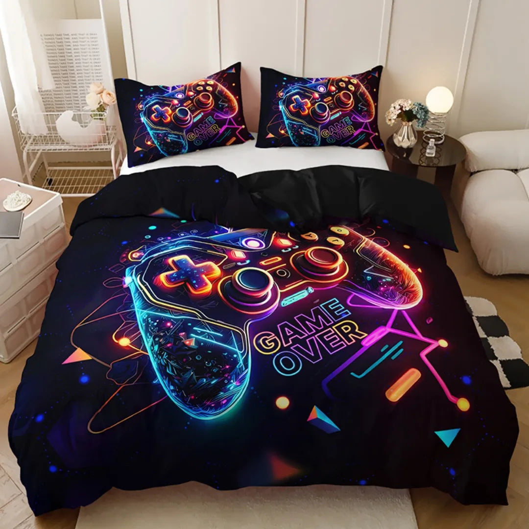 Ensemble de literie GamePad pour chambre à coucher
