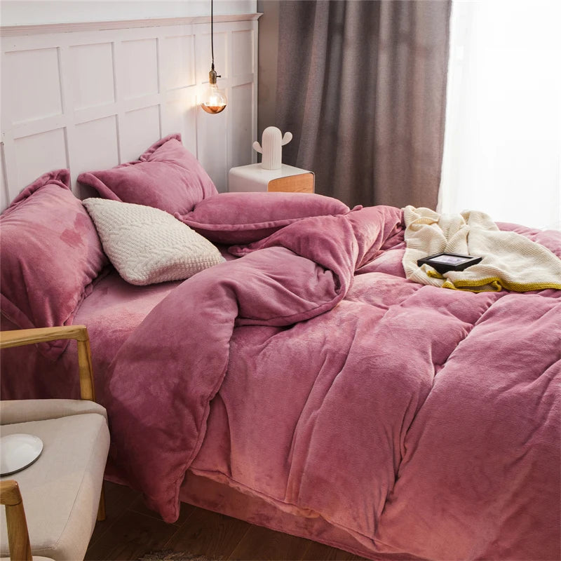 Literie unie 220x240 cm chambre moderne