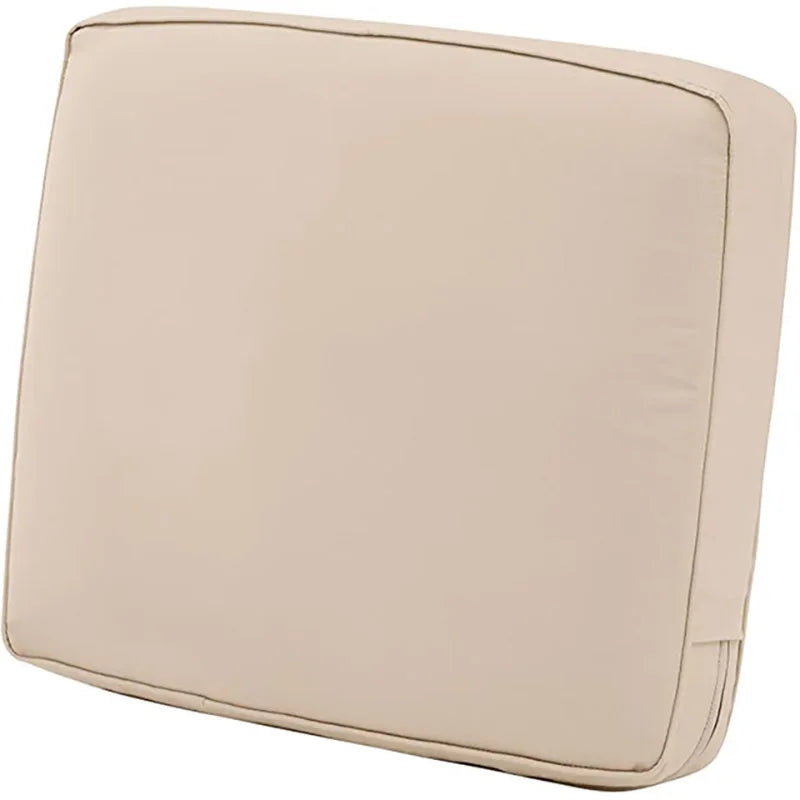 Housse coussin imperméable protégeant mobilier jardin