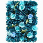 Panneau de fleurs roses artificielles 40x60cm décoration murale mariage