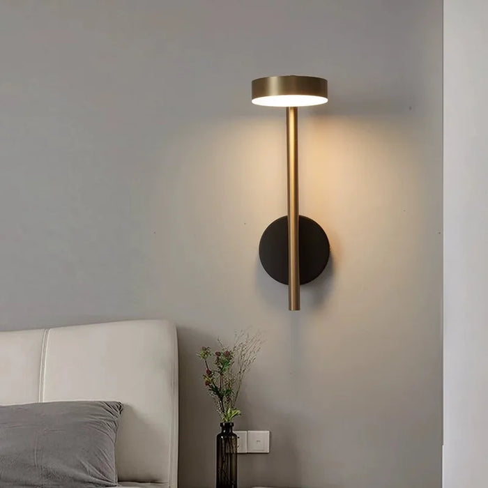 Applique murale LED noire réglable pour chambre et salon