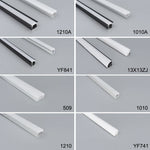 Profilé aluminium LED 50cm noir