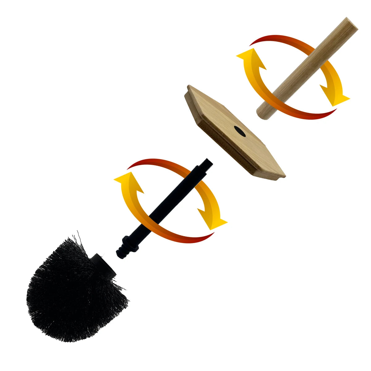 Brosse de toilette et support lavage pratique