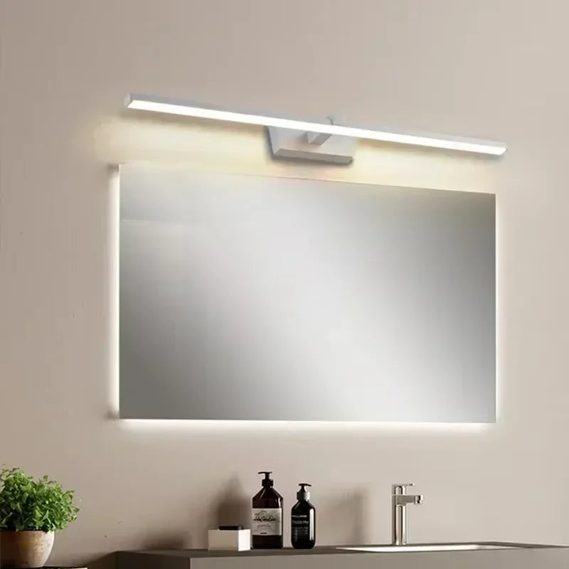 Applique murale LED plate noire