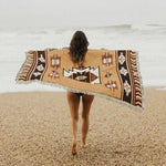 Plaid indien en coton portable pour voyage