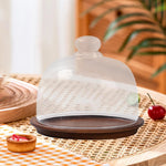 Plateau à gâteaux en bambou sans le dôme