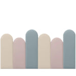 Tête de lit en stickers multicolore pour décoration intérieure