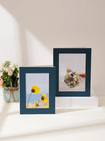 Cadre photo en carton gris clair