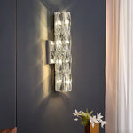 Applique murale LED cristal rose