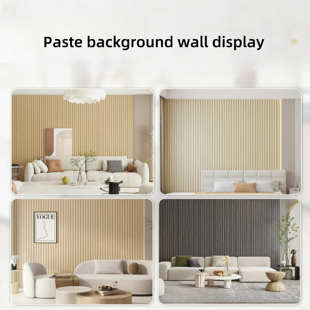 Autocollant mural PVC épais beige 60cm x 3m