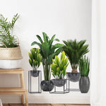 Autocollant mural feuille tropicale PVC