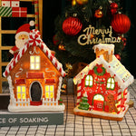 Ornement de Noël pain d'épice avec lumière LED et musique