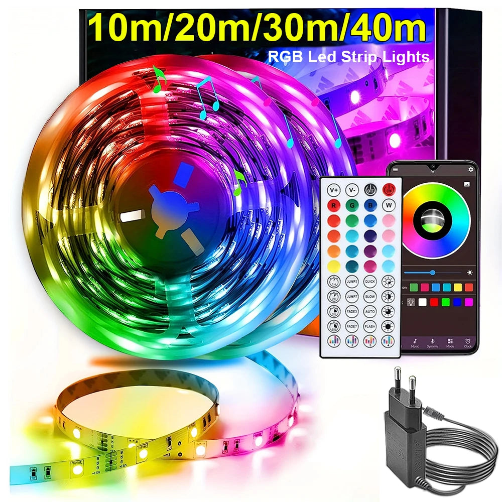 Ruban LED 10m RGB avec télécommande