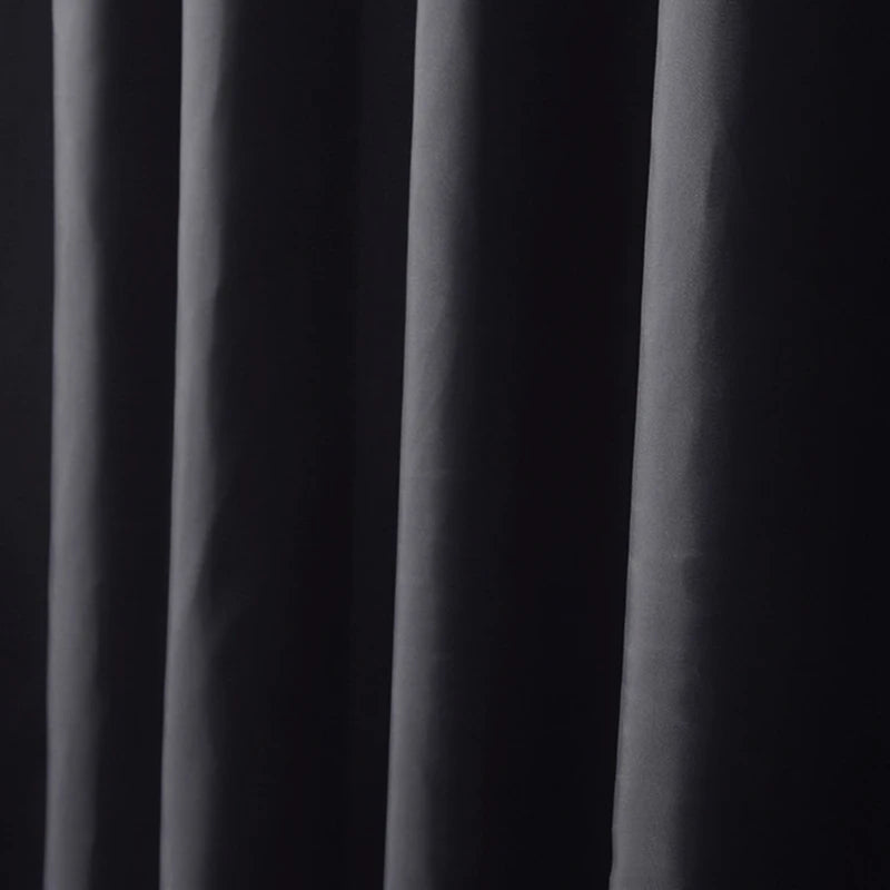 Stylish Black Waterproof Shower Curtains - Bathroom Decor