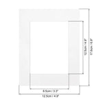 Passe-partout blanc pour photo 5x7 pouces