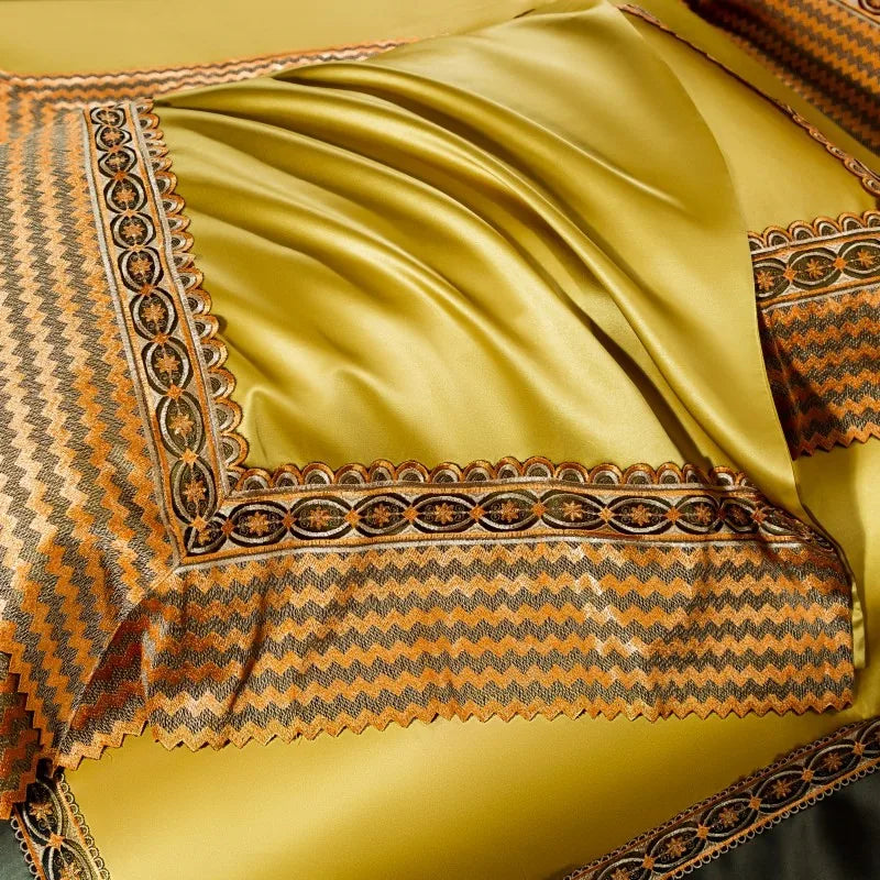 Drap en satin de coton égyptien de qualité