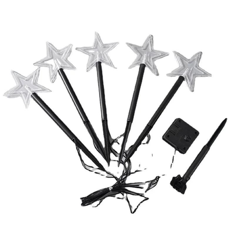 Étoile lumineuse solaire pour décoration de Noël