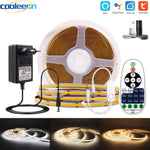 Ruban LED COB intelligent WiFi Tuya blanc chaud 5m