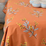 Housse de couette liberty réalisée avec le tissu coton brossé Ombre Interieur