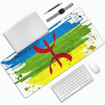 Grand tapis berbère amazigh pour bureau
